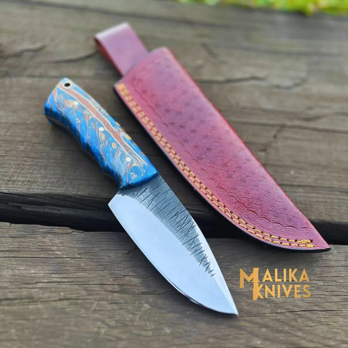 Custom High Carbon Steel Skinner Knife - Ultimate Precision and Durability for Outdoor Adventures - RFE Marketing Ventures