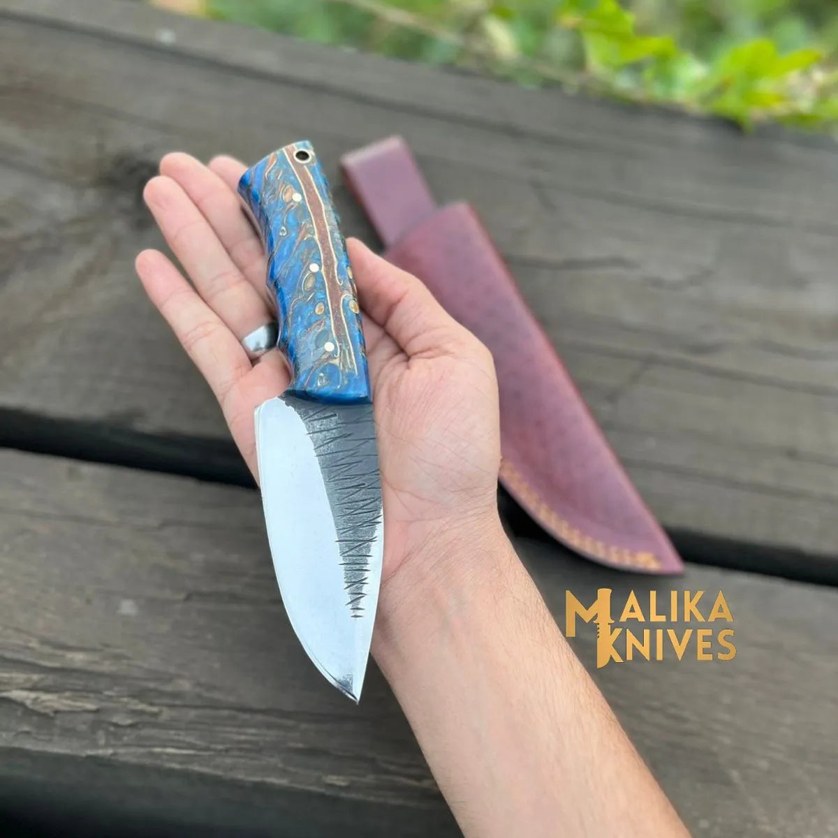Custom High Carbon Steel Skinner Knife - Ultimate Precision and Durability for Outdoor Adventures - RFE Marketing Ventures