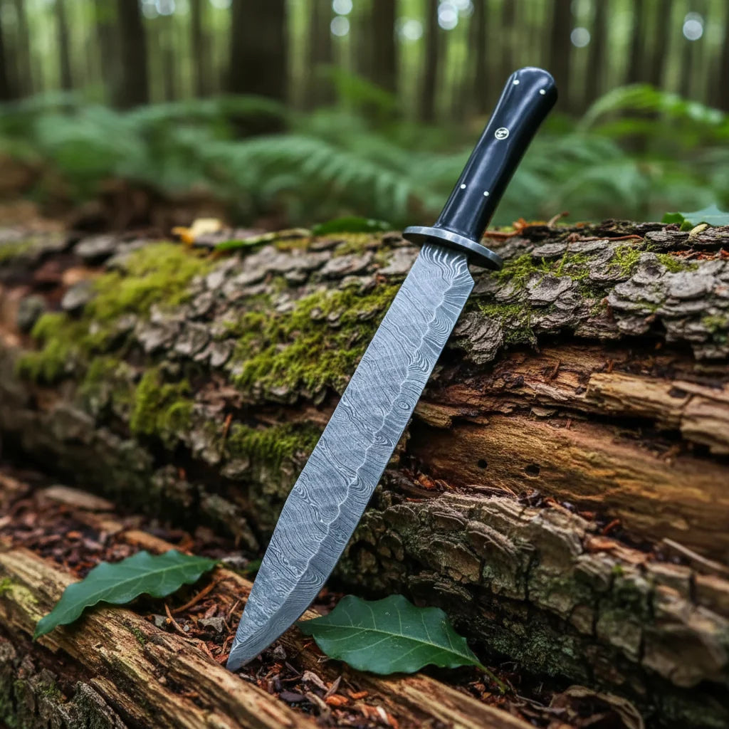 Mountain Man Damascus Bowie Knife: Unleash Your Adventure with Every Cut - RFE Marketing Ventures