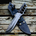 Elevate Your Craftsmanship with the Damascus Knuckle Bowie Knife