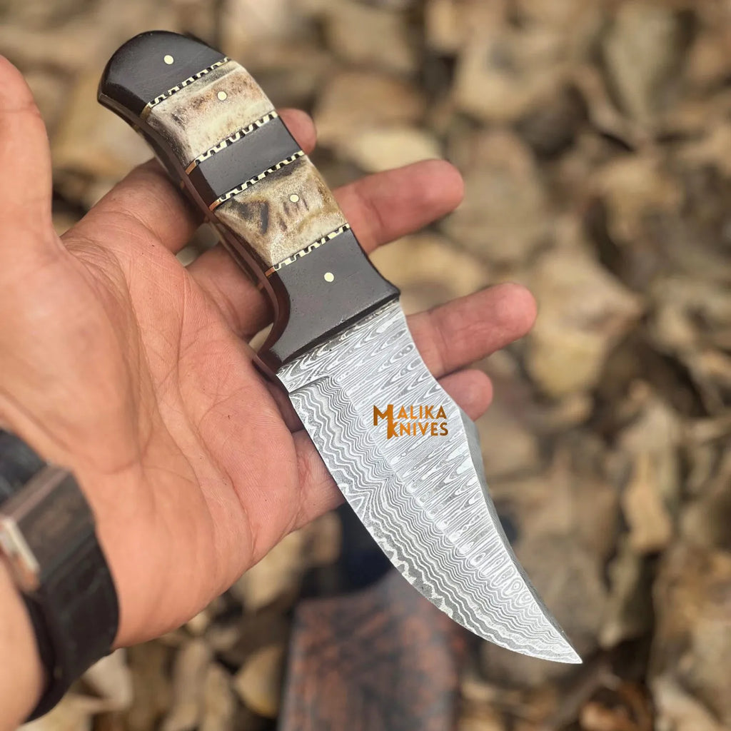 Experience Excellence with Our Damascus Stag Skinner Knife – The Ultimate Outdoor Companion - RFE Marketing Ventures