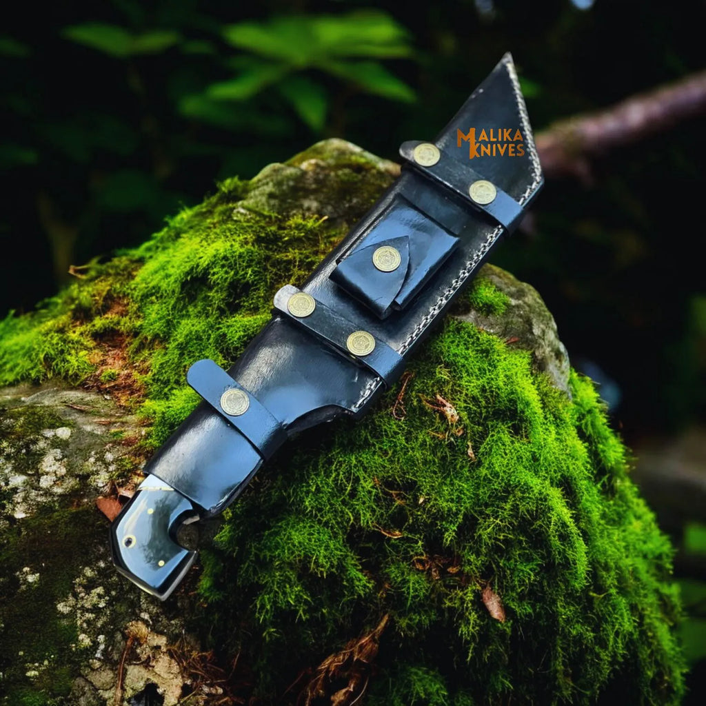 Experience the Power of the Damascus Tracker Bowie Knife for Outdoor Adventures - RFE Marketing Ventures