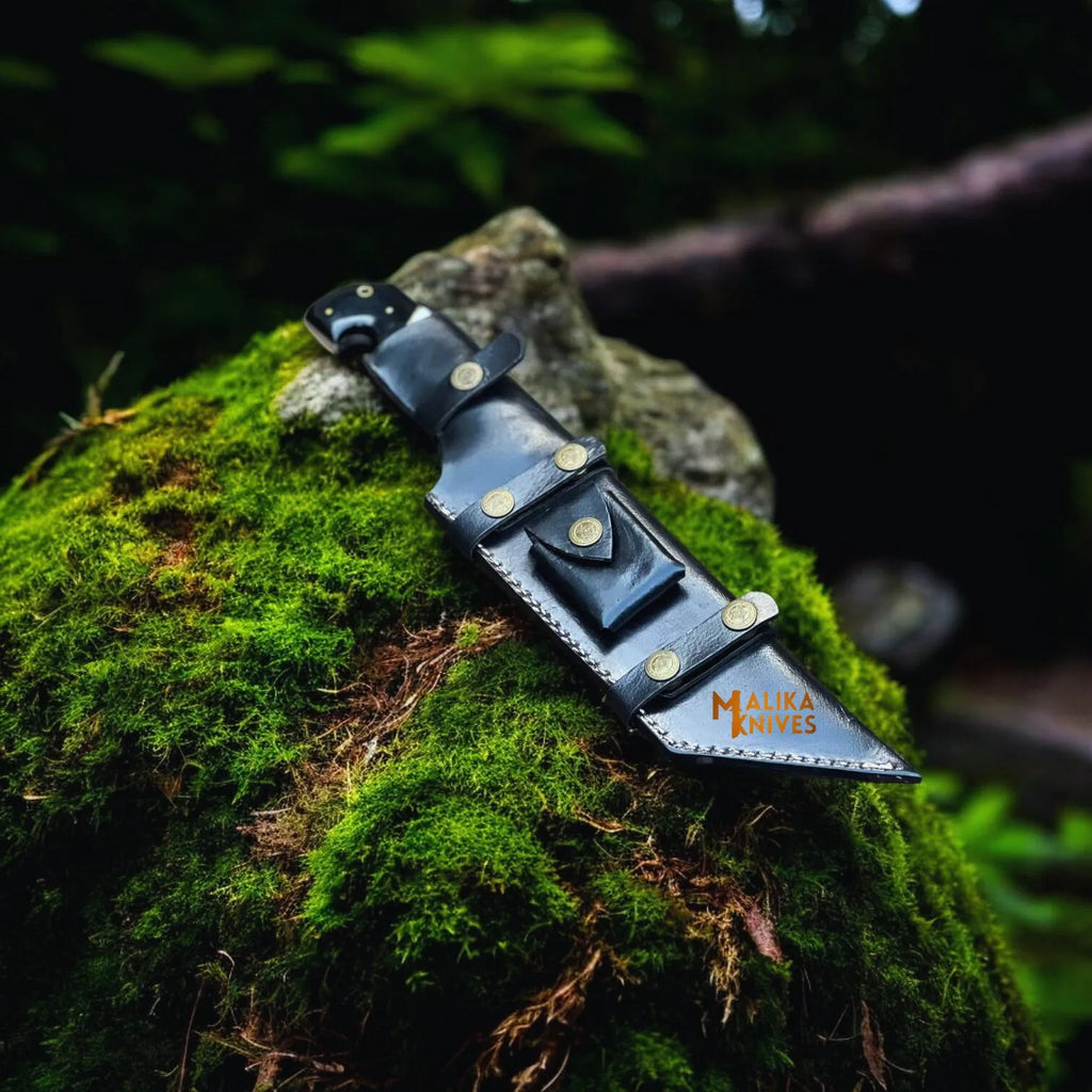 Experience the Power of the Damascus Tracker Bowie Knife for Outdoor Adventures - RFE Marketing Ventures