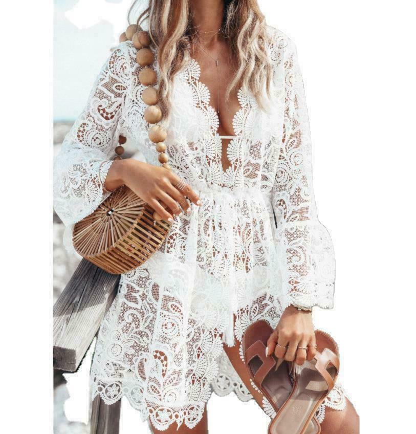Boho Beach Maxi Dress Cover-Up for Effortless Summer Style - RFE Marketing Ventures