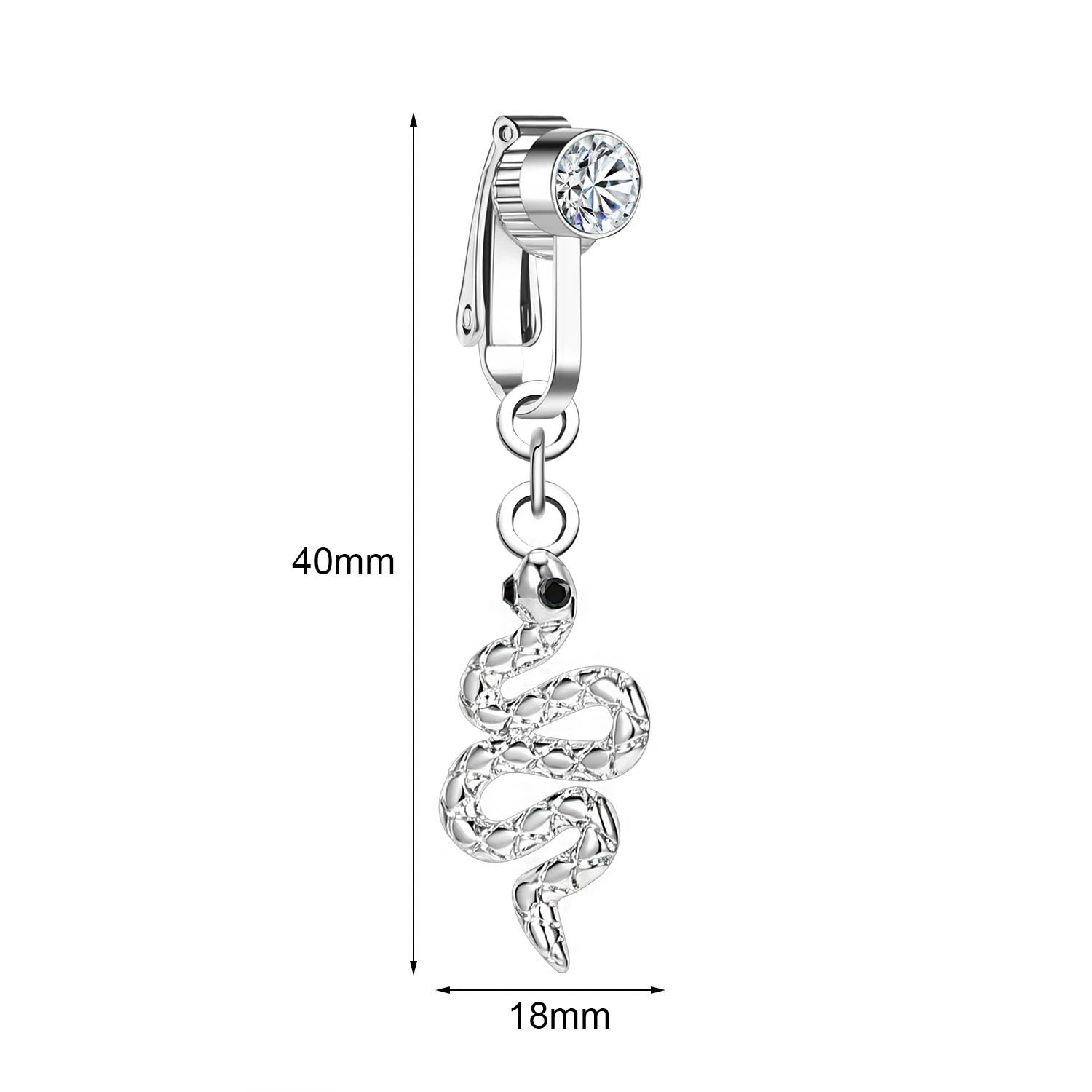 Belly Button Piercing Clip On for Effortless Style