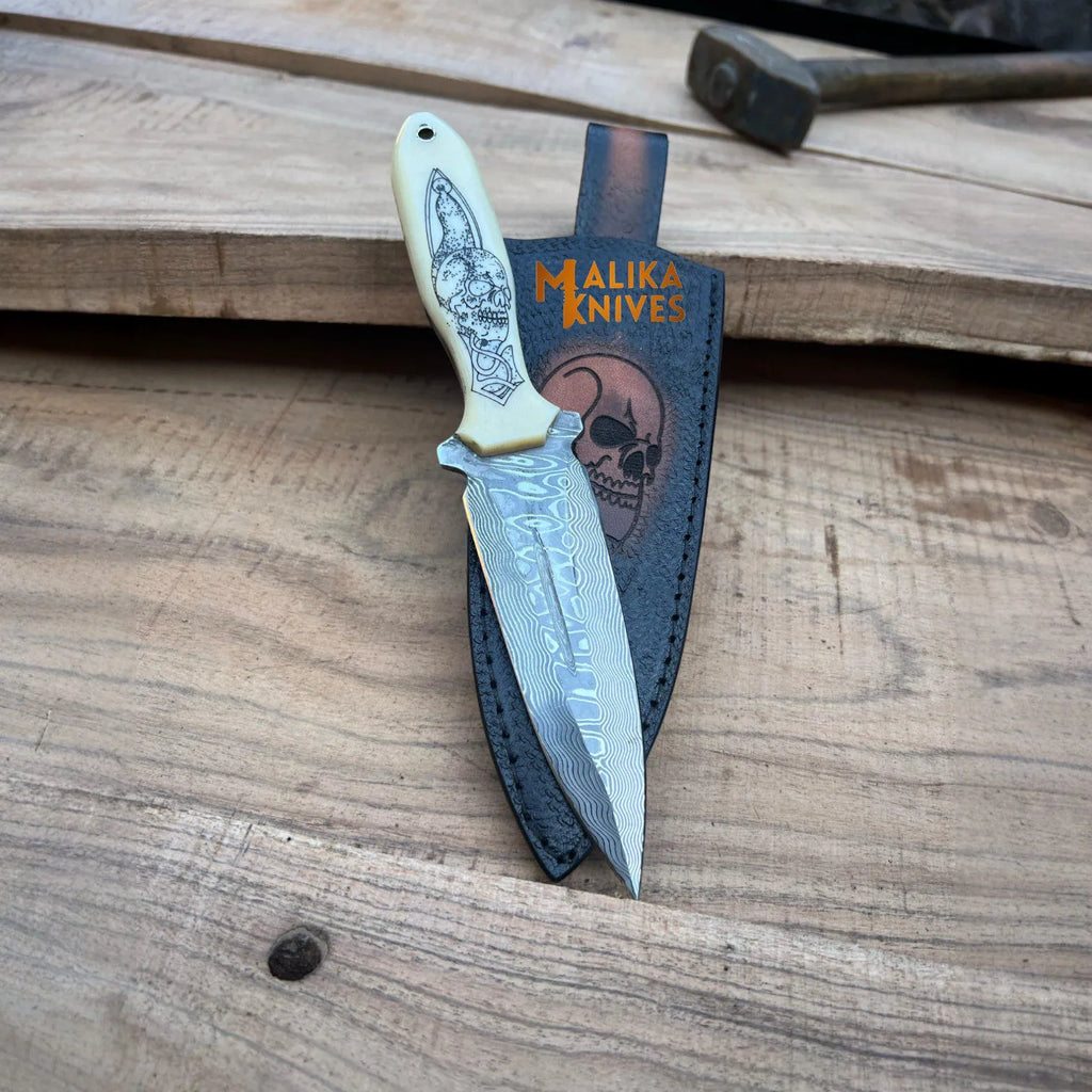 Custom Damascus Hunting Dagger – The Perfect Companion for Your Outdoor Adventures - RFE Marketing Ventures