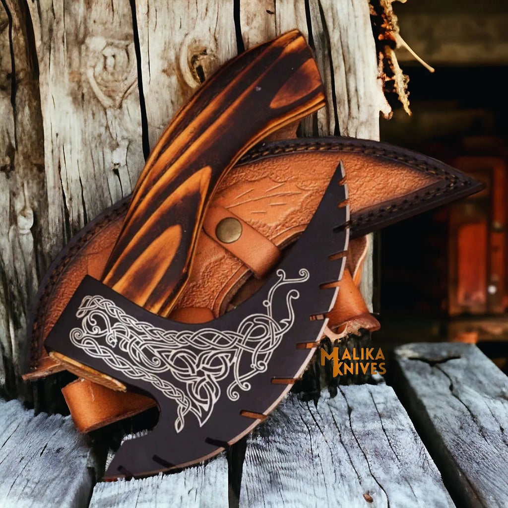 Handforged Viking Pizza Cutter Axe – Embrace Culinary Adventure with Style - RFE Marketing Ventures