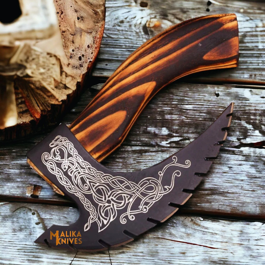 Handforged Viking Pizza Cutter Axe – Embrace Culinary Adventure with Style - RFE Marketing Ventures