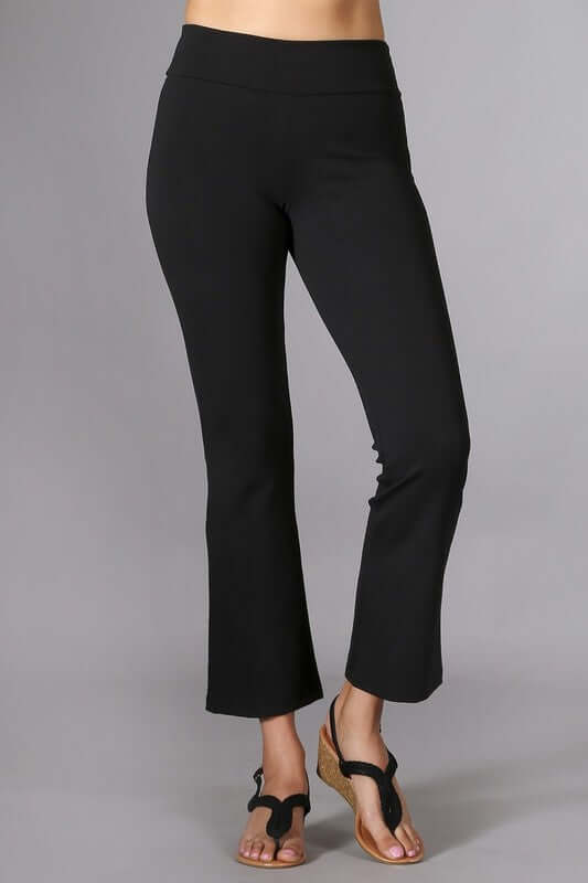 Ankle Stretch Pants with Slight Bell Flare for Comfort and Style