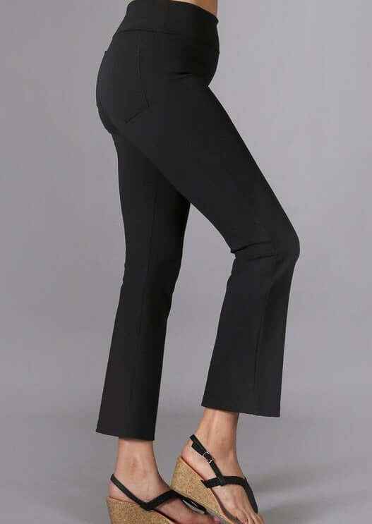 Ankle Stretch Pants Plus Size with Slight Bell Flare - Made in USA