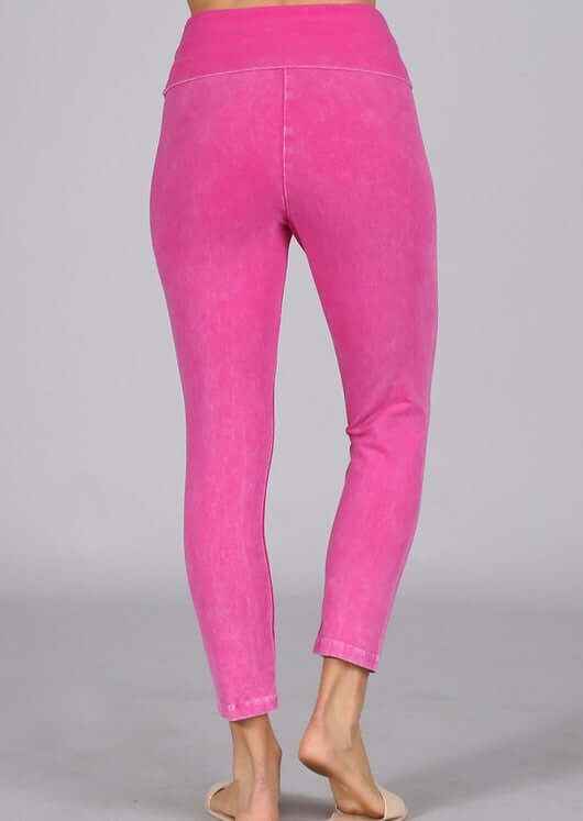 Easy Fit American Cotton Capri Leggings Made in USA for Comfortable Wear