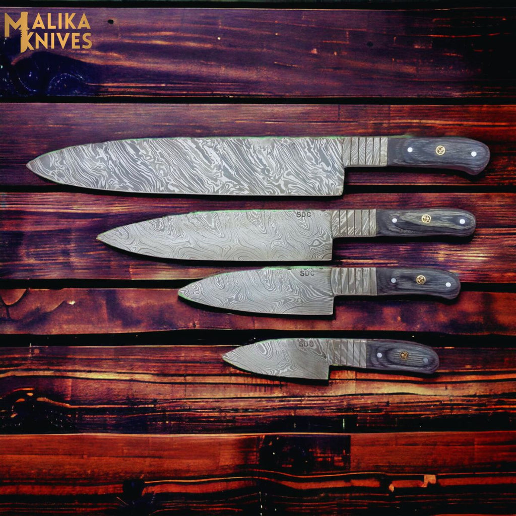 Elevate Your Culinary Skills with Our Premium Damascus Kitchen Knife Set - RFE Marketing Ventures