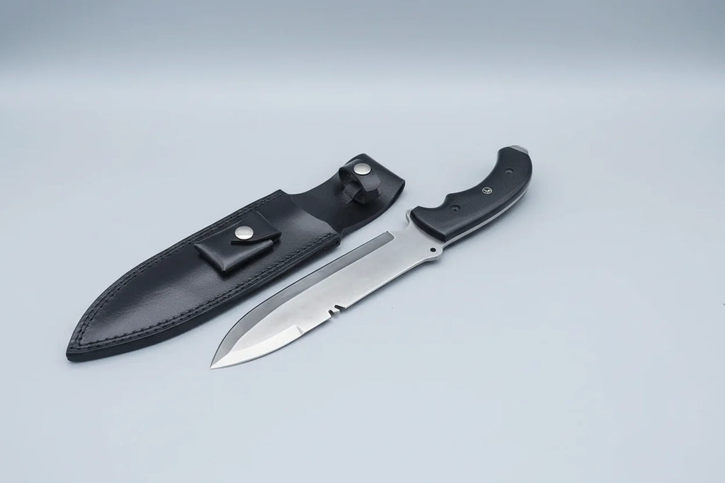 Spear Point Bowie Knife - Unleash Precision and Durability with D2 Steel and G10 Micarta - RFE Marketing Ventures