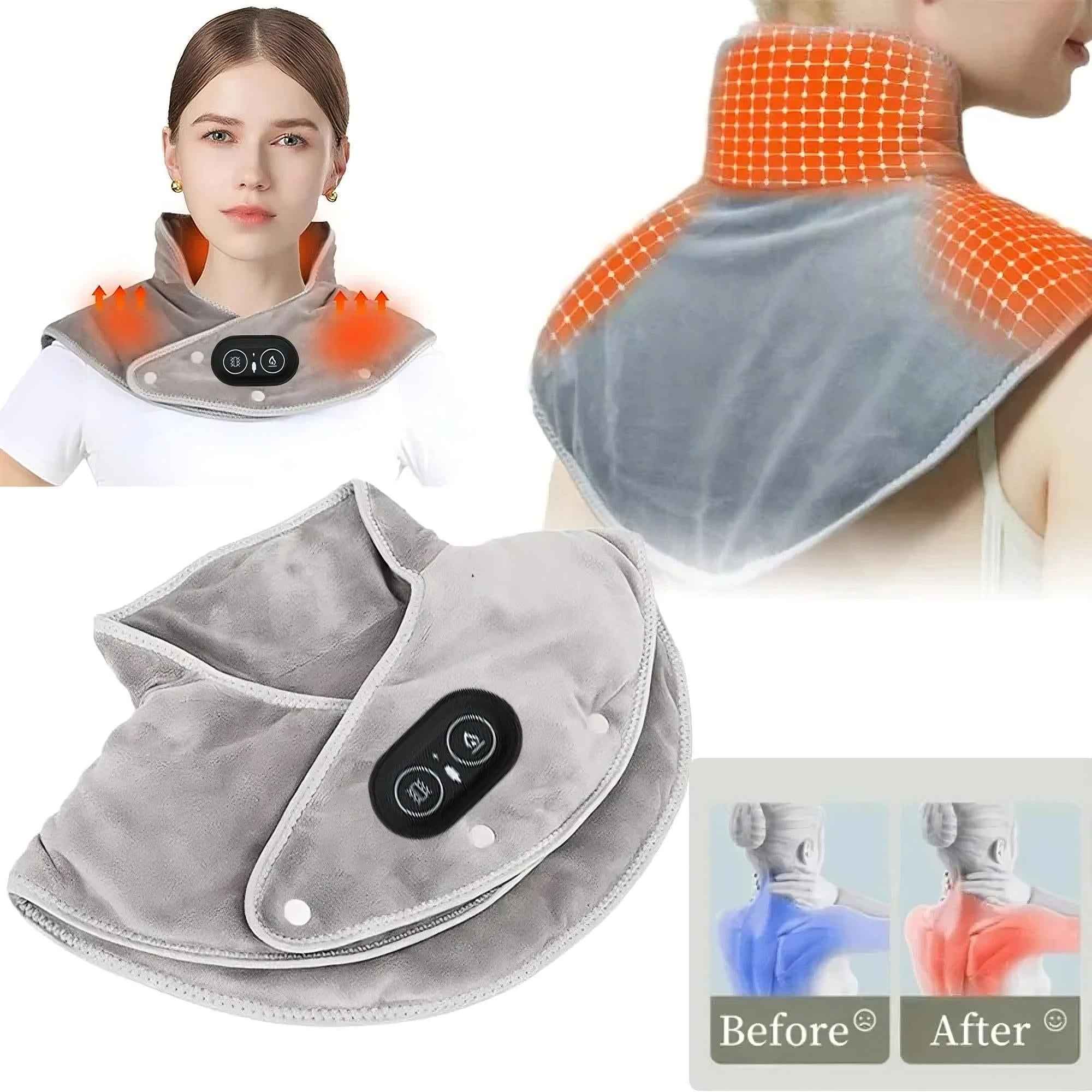 Electric Heating Neck Pad for Soothing Neck and Shoulder Relief - RFE Marketing Ventures