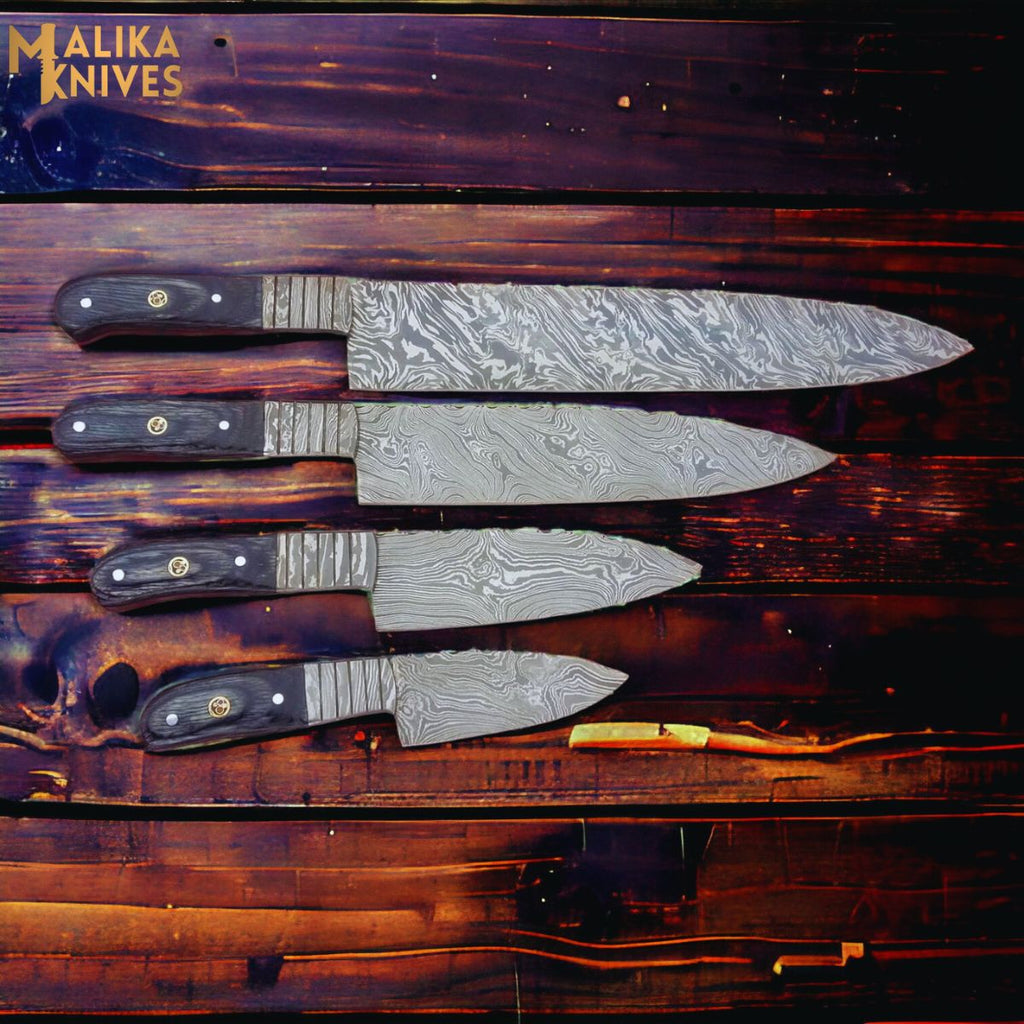 Elevate Your Culinary Skills with Our Premium Damascus Kitchen Knife Set - RFE Marketing Ventures