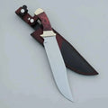 Texas Bowie Knife | Exquisite Full Tang Design with Red Pakka Wood Handle