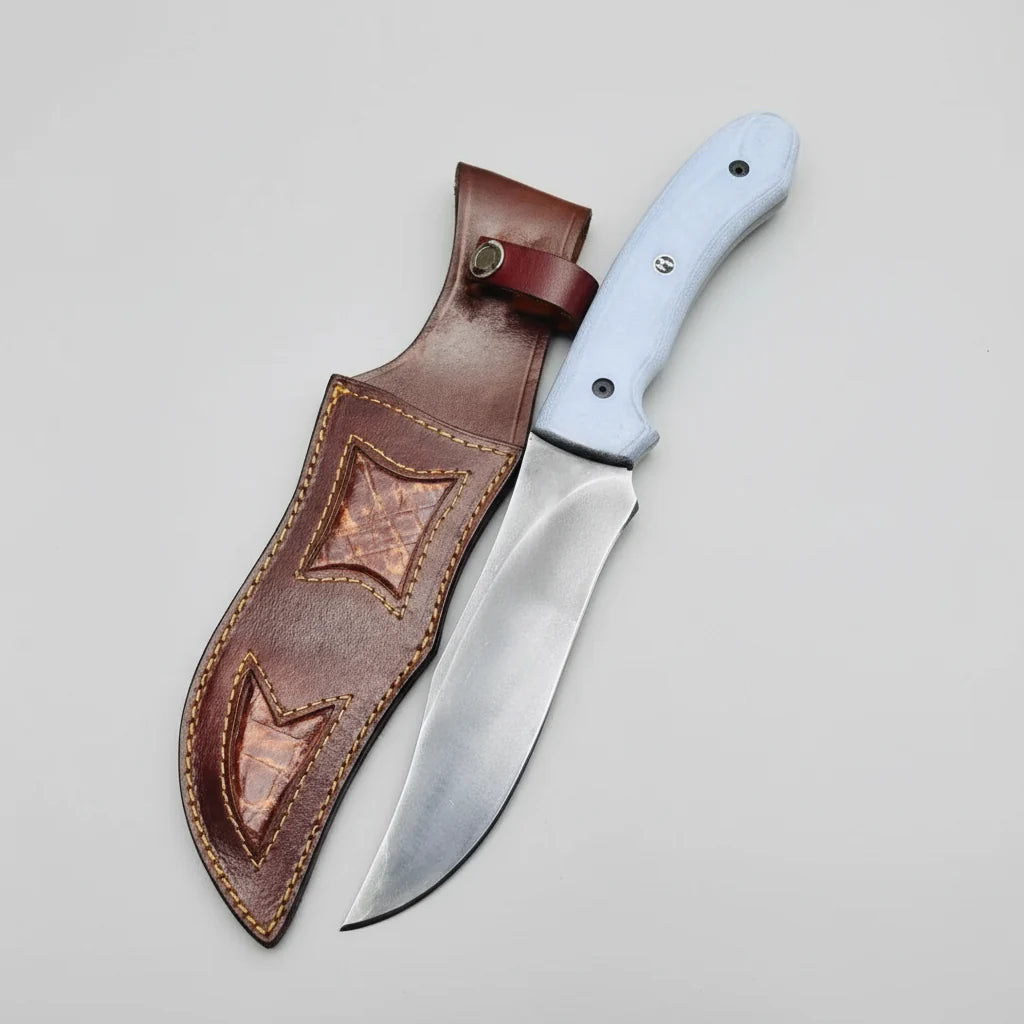 Big Foot Bowie Knife: Experience Superior Cutting Power with D2 Steel and G10 Handle - RFE Marketing Ventures