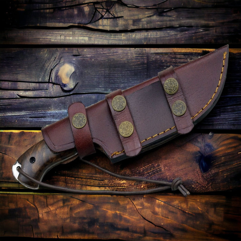 D2 Hunting Knife with Rosewood Handle – Unmatched Performance for Outdoor Enthusiasts - RFE Marketing Ventures
