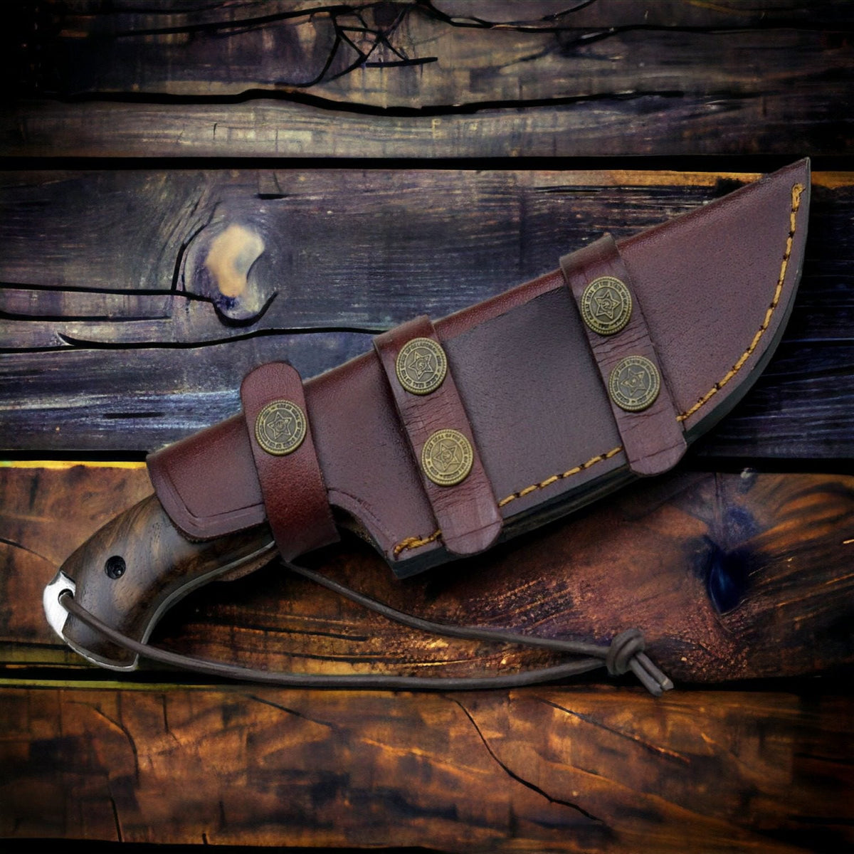 D2 Hunting Knife with Rosewood Handle – Unmatched Performance for Outdoor Enthusiasts - RFE Marketing Ventures