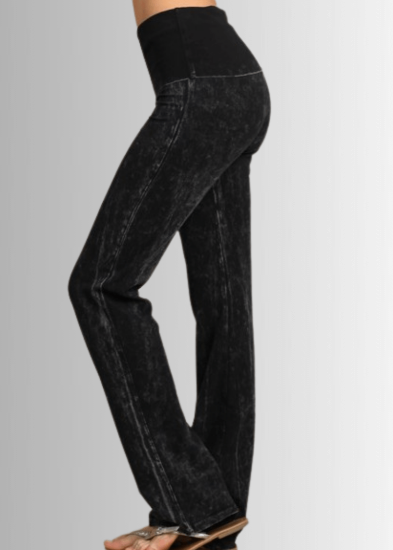 Bootcut Flare Jeggings - Mineral Washed and Made in USA