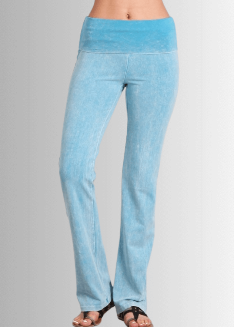 Bootcut Flare Jeggings - Mineral Washed and Made in USA