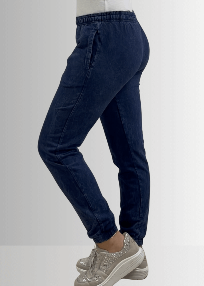 All Day French Terry Pocket Dark Denim Joggers