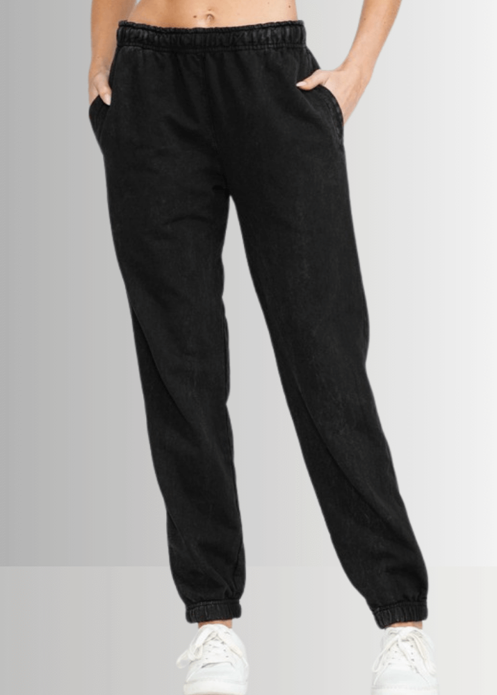 All Day French Terry Mauve Pocket Joggers