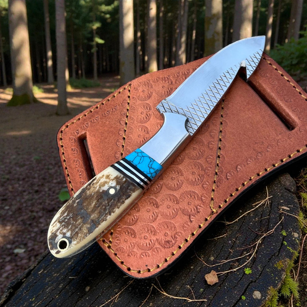 D2 Steel Cowboy Gut Hook Knife – Your Ultimate Companion for Hunting and Ranch Work - RFE Marketing Ventures