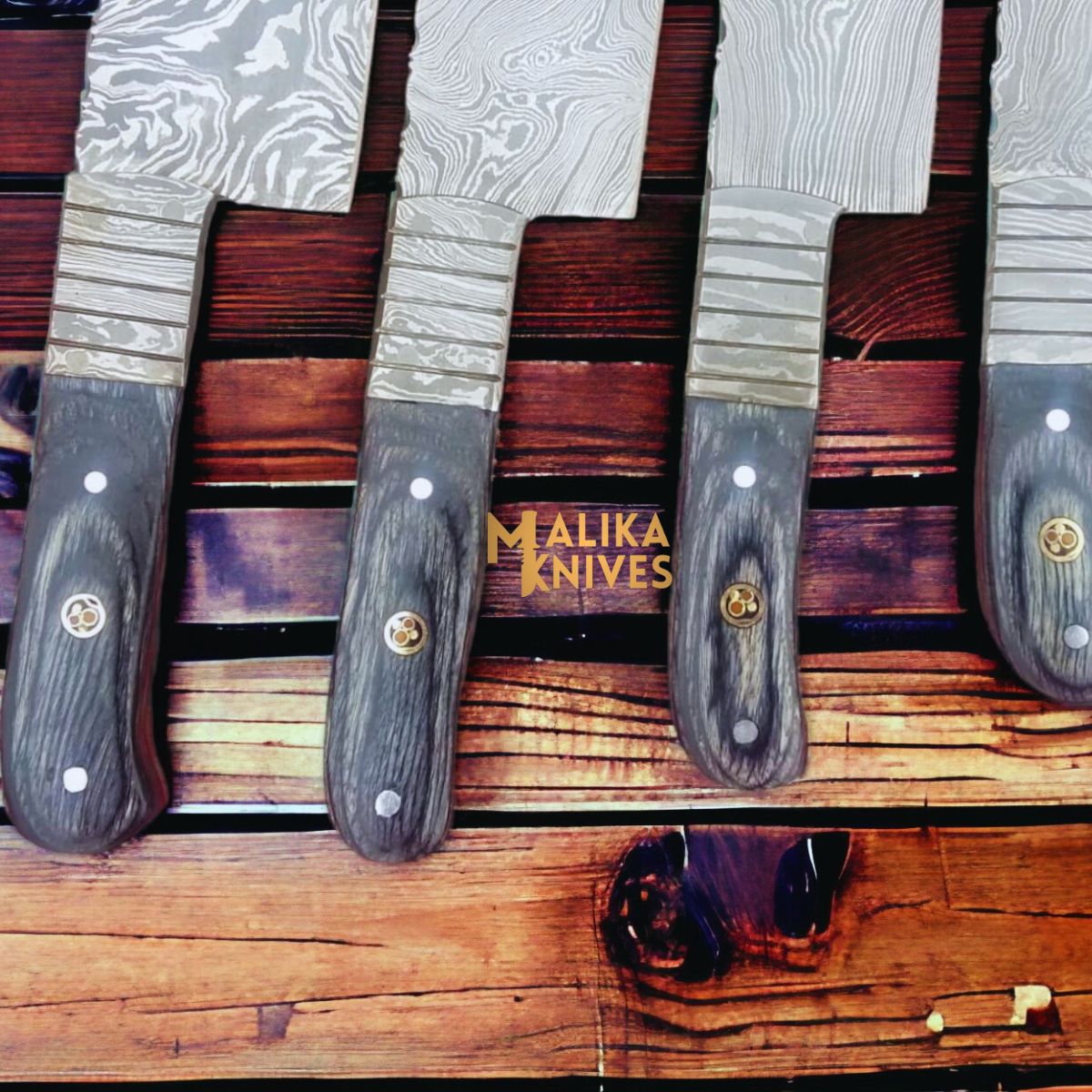 Elevate Your Culinary Skills with Our Premium Damascus Kitchen Knife Set - RFE Marketing Ventures