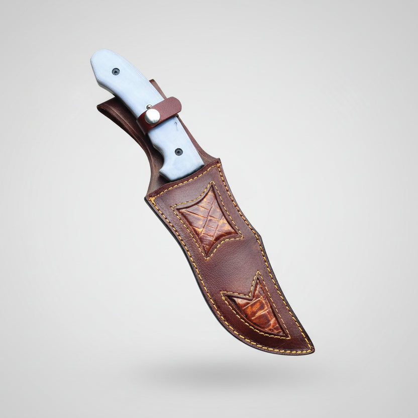 Big Foot Bowie Knife: Experience Superior Cutting Power with D2 Steel and G10 Handle - RFE Marketing Ventures