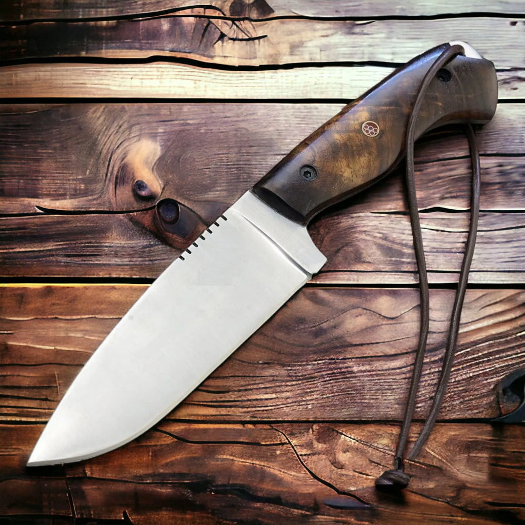 D2 Hunting Knife with Rosewood Handle – Unmatched Performance for Outdoor Enthusiasts - RFE Marketing Ventures