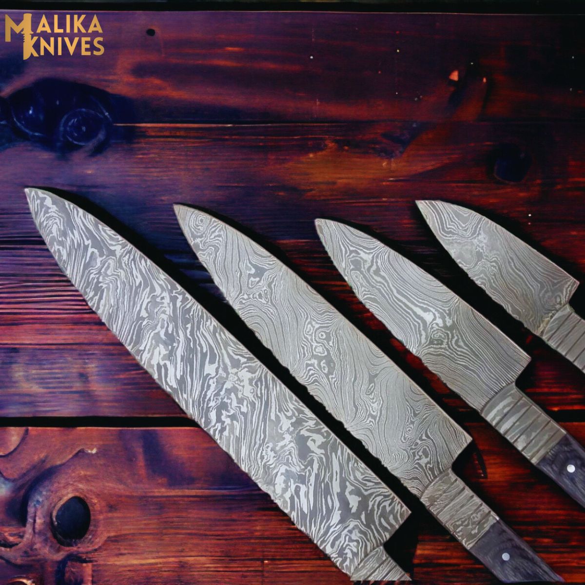 Elevate Your Culinary Skills with Our Premium Damascus Kitchen Knife Set - RFE Marketing Ventures