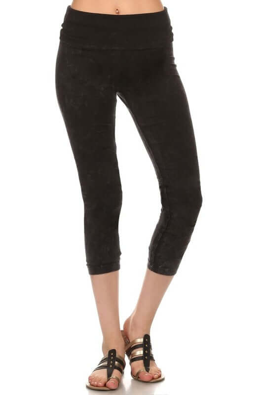 Easy Fit USA Cotton Capri Leggings - High-Quality Comfort Made in USA