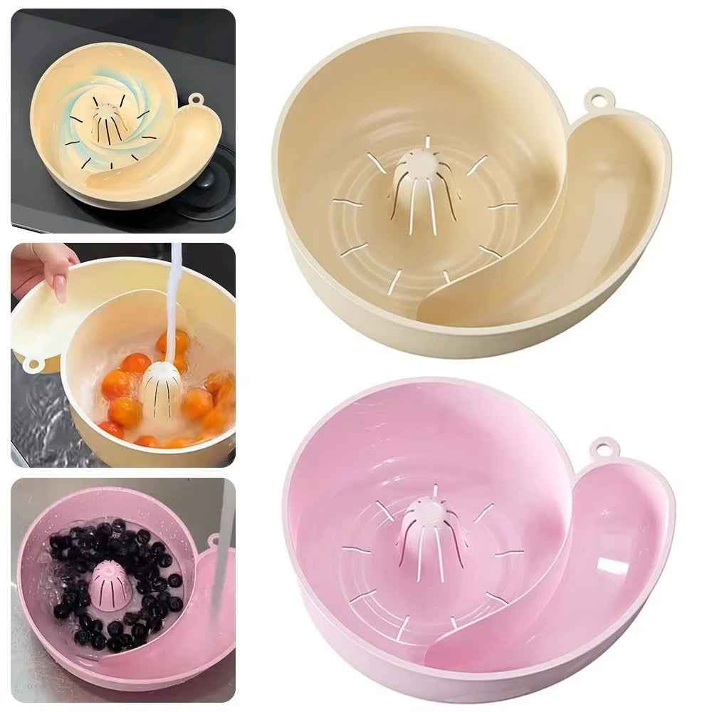 Fruit Washing Bowl for Effortless Fruit & Vegetable Cleaning
