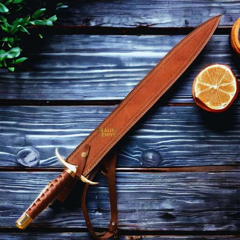 Experience Timeless Elegance with the Damascus Kingslayer Arming Sword - RFE Marketing Ventures