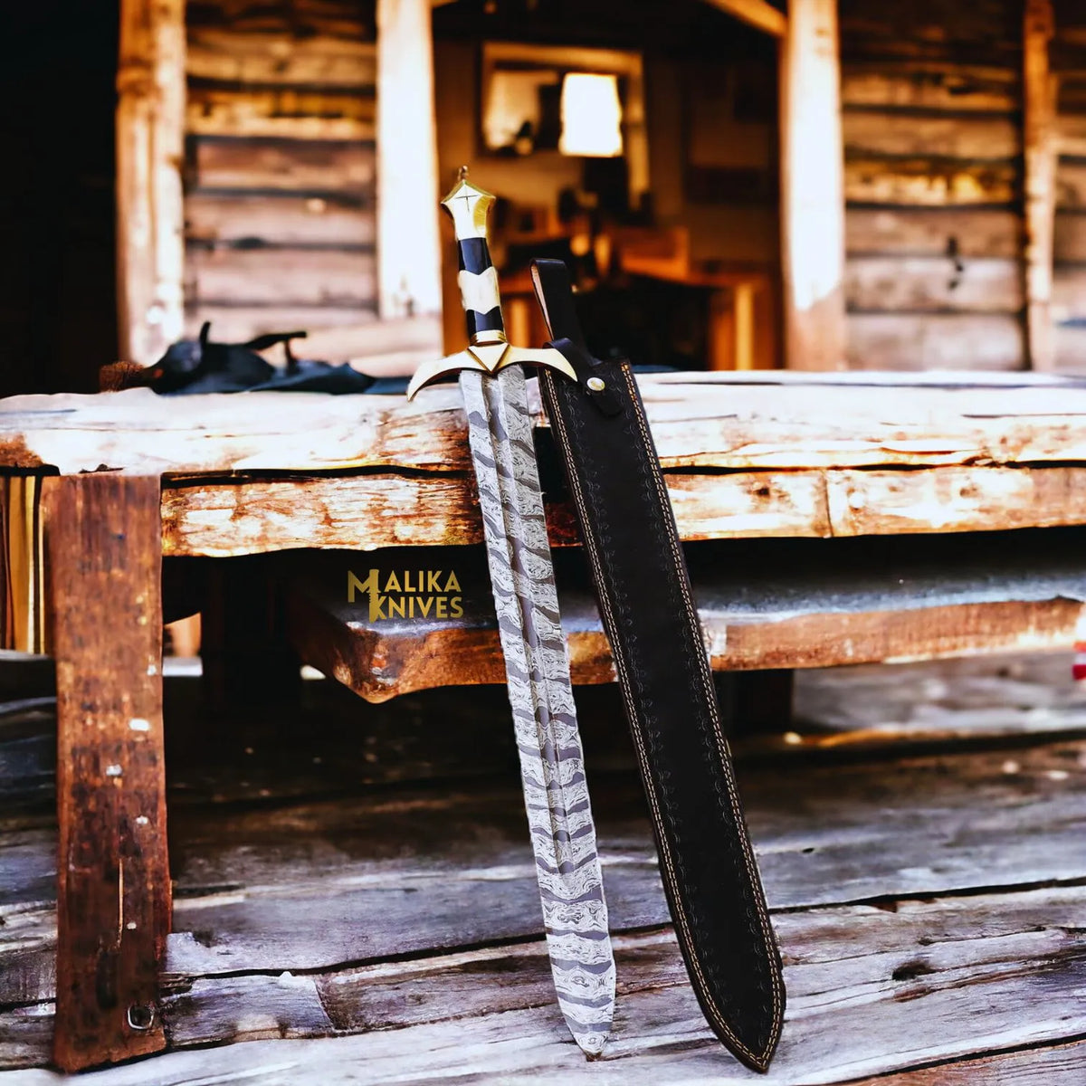 Damascus Medieval Arming Sword: A Masterpiece of Craftsmanship and History - RFE Marketing Ventures