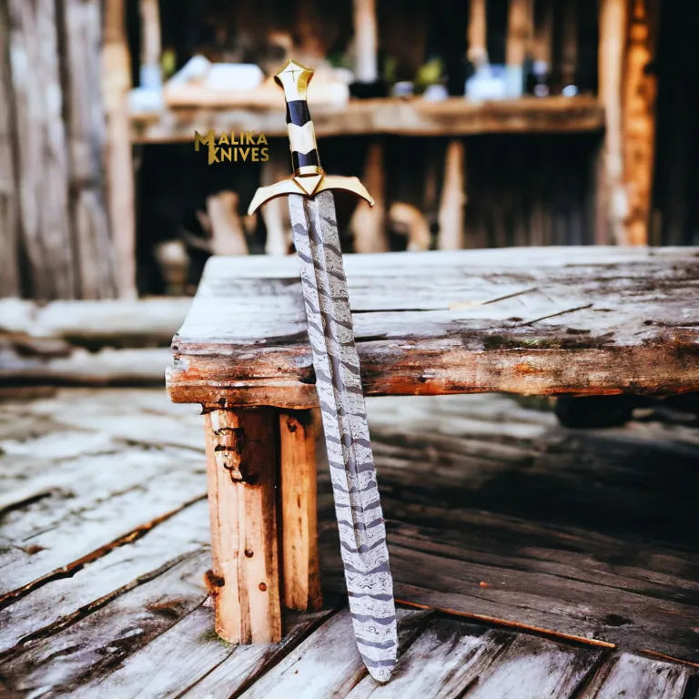 Damascus Medieval Arming Sword: A Masterpiece of Craftsmanship and History - RFE Marketing Ventures