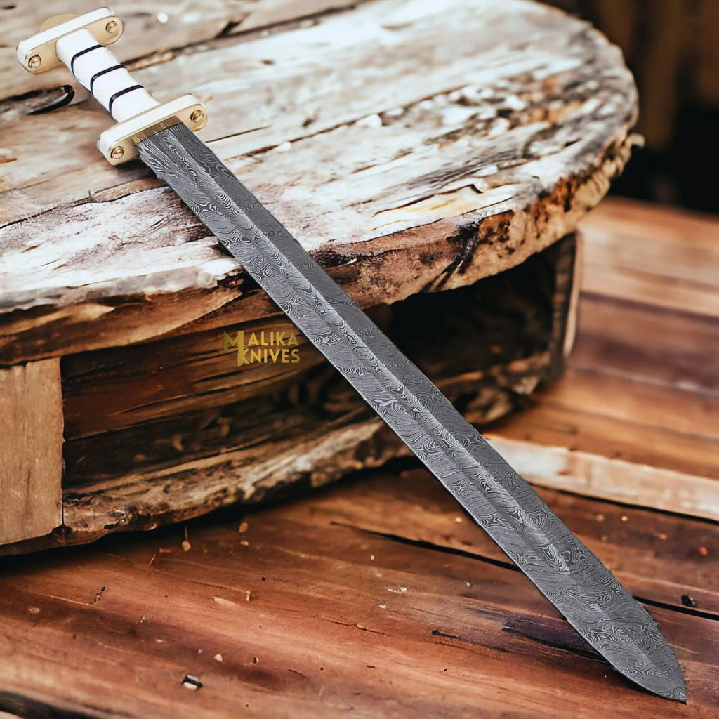 Handcrafted Viking Sword: A Masterpiece of Damascus Steel - RFE Marketing Ventures