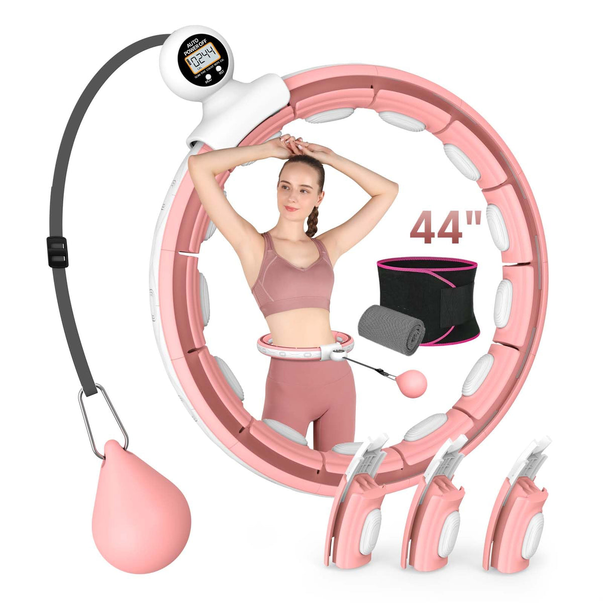 Transform Your Fitness Journey with the SilentFlex Smart Fitness Hoop with Counter