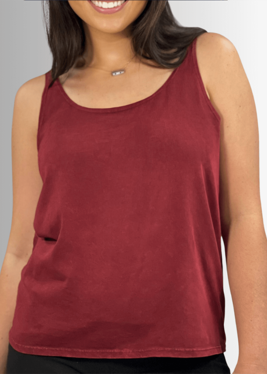 Twenty Four Seven Cotton Tank Top Light Denim