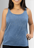 Twenty Four Seven Cotton Tank Top Light Denim - RFE Marketing Ventures