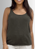 Twenty Four Seven Dark Moss Green Cotton Tank for Everyday Comfort - RFE Marketing Ventures