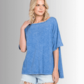 Aubree Cotton Slub Mineral Washed Top for Effortless Style and Comfort - RFE Marketing Ventures