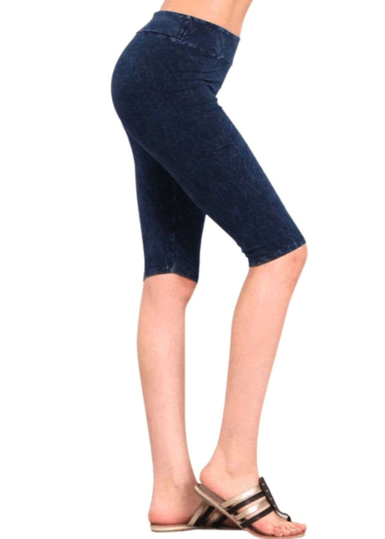 Ladies Biker Shorts Made in USA - Longer Length for Ultimate Comfort and Style