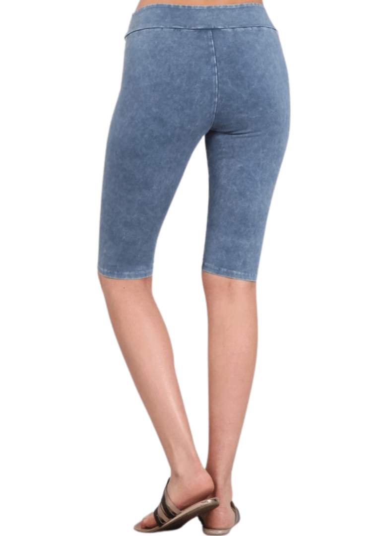 Ladies Longer Length Biker Shorts Made in USA for Comfort and Style