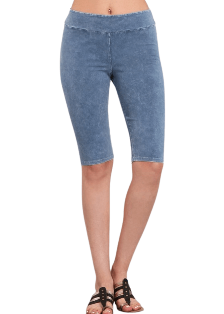 Ladies Longer Length Biker Shorts Made in USA for Comfort and Style