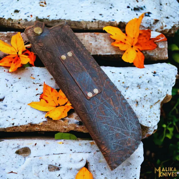 D2 Bowie Knife for Bushcraft | Premium Rosewood Handle & Essential Outdoor Tool - RFE Marketing Ventures