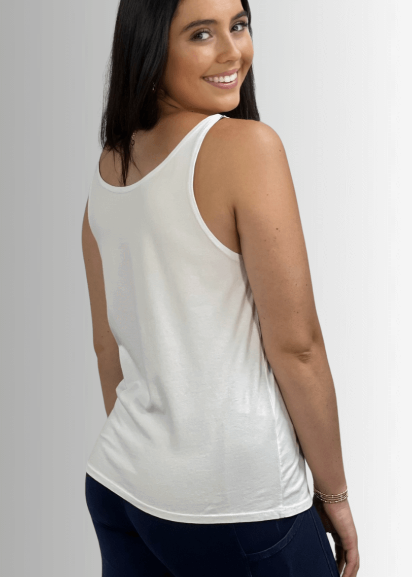Red White Boozy Graphic Cotton Premium Tank - RFE Marketing Ventures