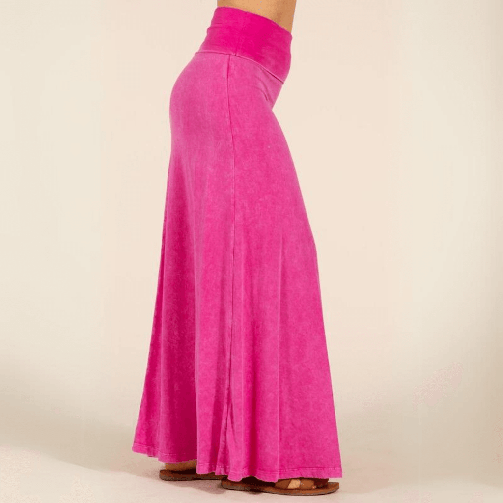 American Cotton Maxi Skirt Made in USA - Stylish and Comfortable