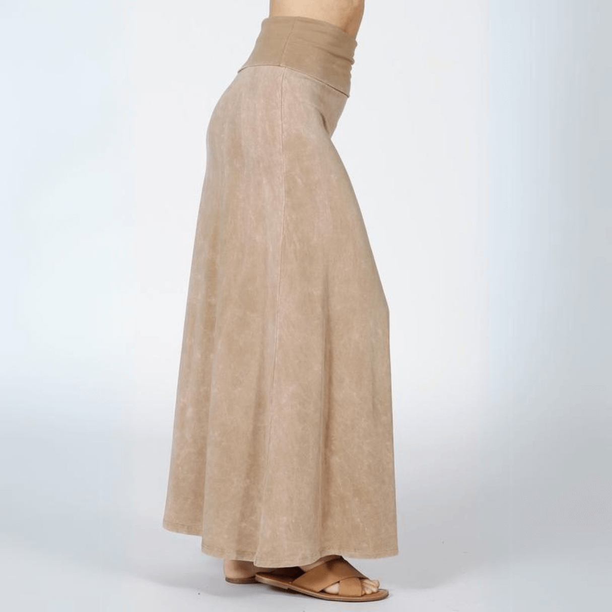 American Cotton Maxi Skirt Made in USA - Stylish and Comfortable